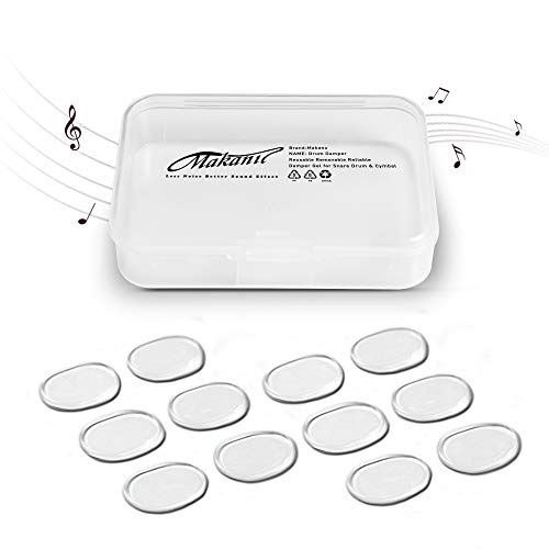 Makanu Drum Gel, 12 Stück Clear Drum Dampener  